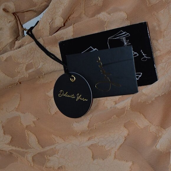 Japna Long Sleeve Floral Wrap Kimono Peach Size S - Picture 8 of 9